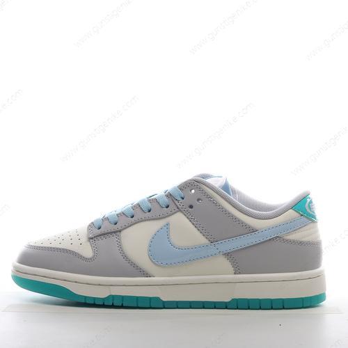 Herren/Damen ‘Beige Blau’ Nike Dunk Low Schuhe FN3433-141