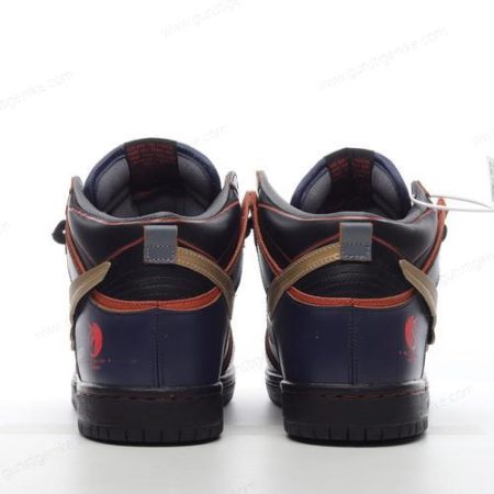 Herren/Damen ‘Blau Gold’ Nike SB Dunk High Schuhe DH7717-400