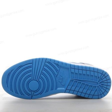 Herren/Damen ‘Blau Grau’ Nike Air Jordan 1 Mid Schuhe DX9276-100