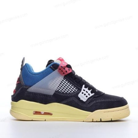 Herren/Damen ‘Blau Grau Rot Schwarz’ Nike Air Jordan 4 Retro Schuhe DC9533-001