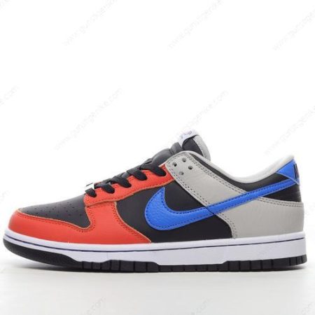 Herren/Damen ‘Blau Grau Schwarz Orange’ Nike Dunk Low EMB Schuhe DD3363-002