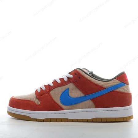 Herren/Damen ‘Blau Orange’ Nike SB Dunk Low Schuhe BQ6817-201