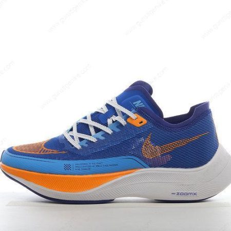 Herren/Damen ‘Blau Orange Weiß’ Nike ZoomX VaporFly NEXT% 2 Schuhe FD0713-400