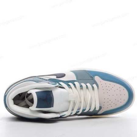 Herren/Damen ‘Blau Rot’ Nike Air Jordan 1 Mid Schuhe DM9601-200