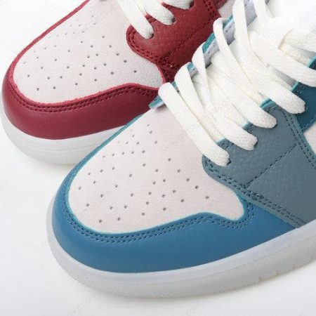 Herren/Damen ‘Blau Rot’ Nike Air Jordan 1 Mid Schuhe DM9601-200