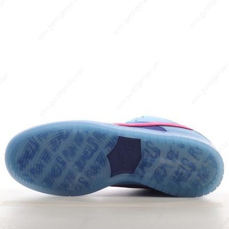 Herren/Damen ‘Blau Rot’ Nike SB Dunk Low Schuhe DO9404-400