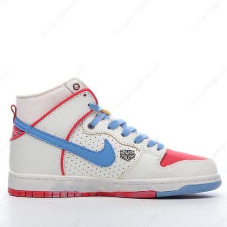Herren/Damen ‘Blau Rot Weiß’ Nike SB Dunk High Pro Schuhe DH7683-100