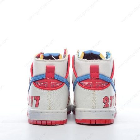 Herren/Damen ‘Blau Rot Weiß’ Nike SB Dunk High Pro Schuhe DH7683-100