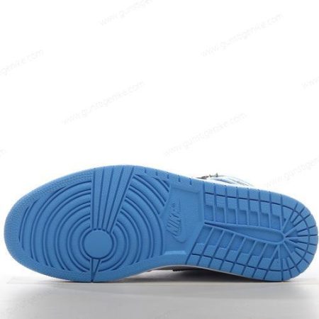 Herren/Damen ‘Blau Schwarz Weiß’ Nike Air Jordan 1 Retro High OG Schuhe DZ5485-400