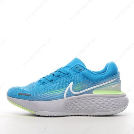 Herren/Damen ‘Blau Weiß Grün’ Nike Air ZoomX Invincible Run Flyknit Schuhe CT2228-401