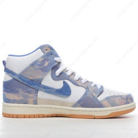 Herren/Damen ‘Blau Weiß’ Nike SB Dunk High Schuhe CV1677-100