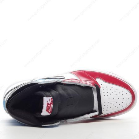 Herren/Damen ‘Blau Weiß Rot’ Nike Air Jordan 1 Retro High Schuhe CK5666-100