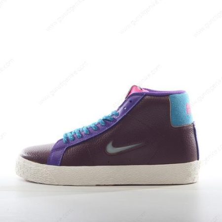 Herren/Damen ‘Braun Grün’ Nike Zoom Blazer Mid Premium SB Schuhe CU5283-201