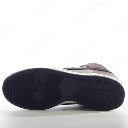 Herren/Damen ‘Braun Schwarz’ Nike SB Dunk High Schuhe BQ6826-201