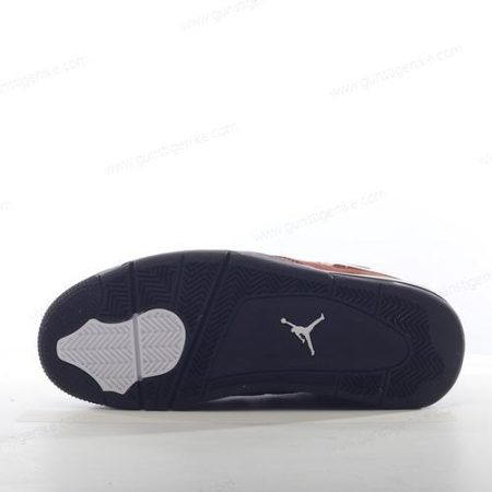 Herren/Damen ‘Braun Silber’ Nike Air Jordan 4 Retro Schuhe