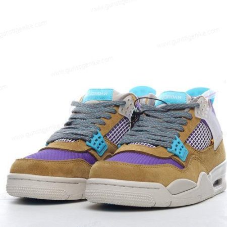 Herren/Damen ‘Braun Violett Blau’ Nike Air Jordan 4 Retro Schuhe DJ5718-300