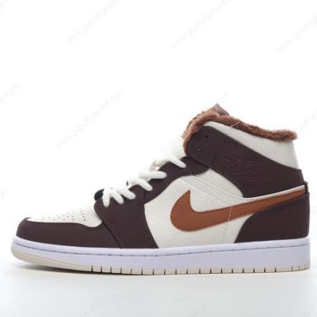Herren/Damen ‘Braun Weiß’ Nike Air Jordan 1 Mid SE Schuhe DO6699-200