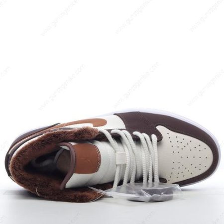 Herren/Damen ‘Braun Weiß’ Nike Air Jordan 1 Mid SE Schuhe DO6699-200