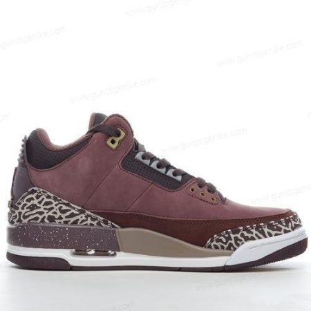 Herren/Damen ‘Braun Weiß’ Nike Air Jordan 3 Retro Schuhe 626988-018