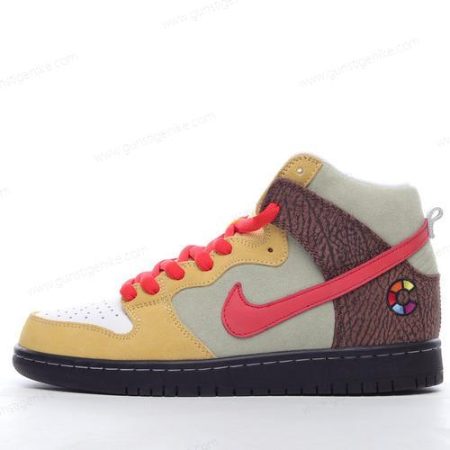 Herren/Damen ‘Braunrot’ Nike SB Dunk High Schuhe CZ2205-700