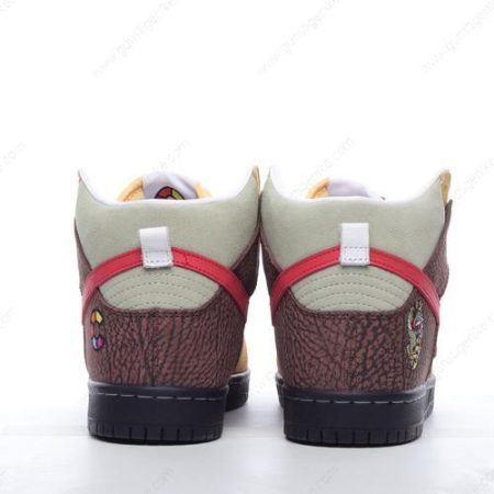 Herren/Damen ‘Braunrot’ Nike SB Dunk High Schuhe CZ2205-700
