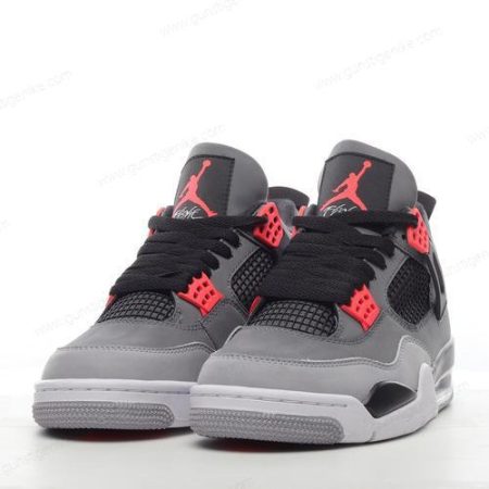 Herren/Damen ‘Dunkelgrau Rot’ Nike Air Jordan 4 Schuhe DH6297-061