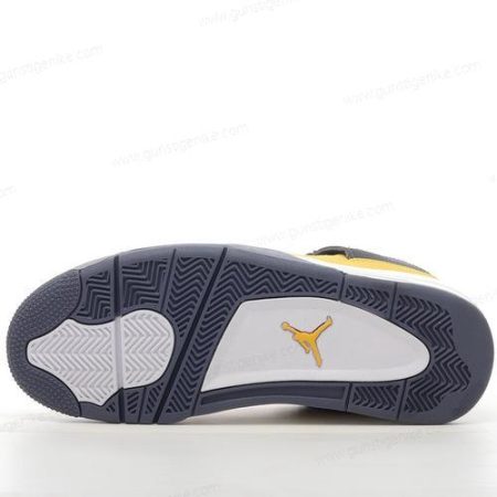 Herren/Damen ‘Gelb Grau’ Nike Air Jordan 4 Retro Schuhe CT8527-700