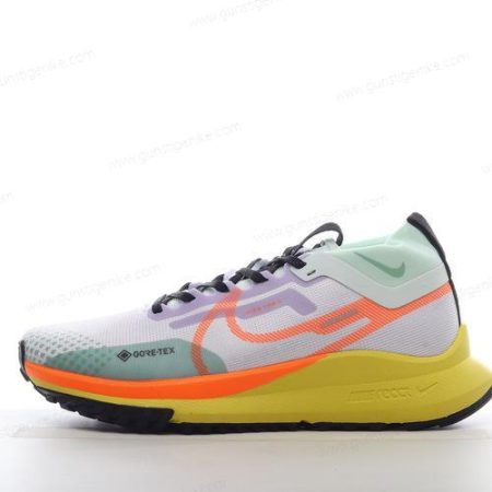 Herren/Damen ‘Gelb Grün Schwarz Orange’ Nike React Pegasus Trail 4 Gore Tex Schuhe DJ7926-500