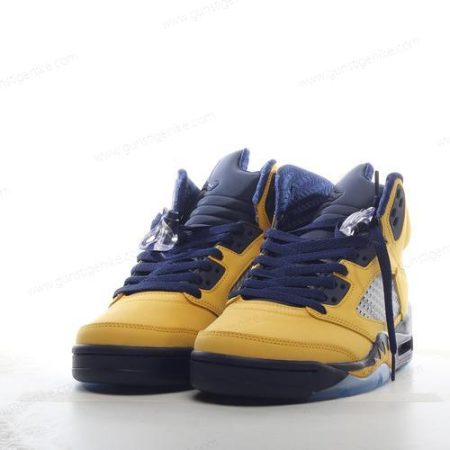 Herren/Damen ‘Gelb Schwarz’ Nike Air Jordan 5 Schuhe CQ9541-704