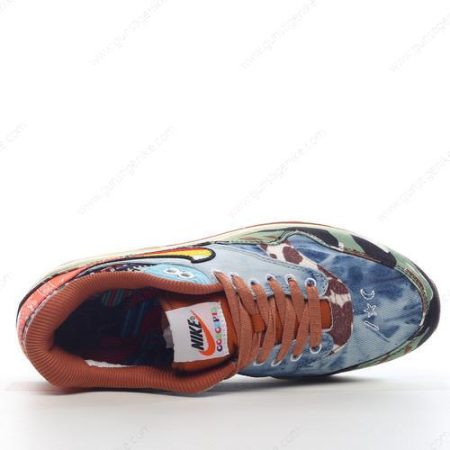 Herren/Damen ‘Gold Schwarz Blau’ Nike Air Max 1 SP Schuhe DR2362-700