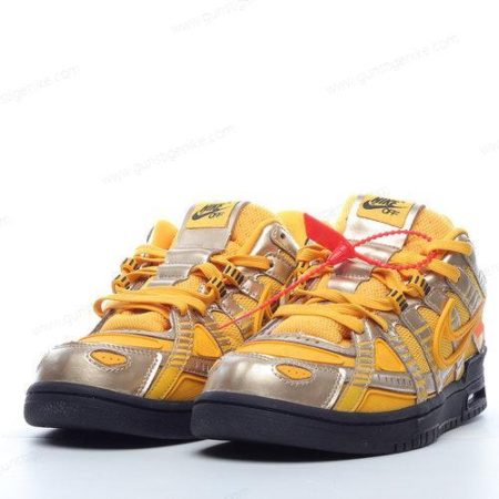 Herren/Damen ‘Gold Schwarz’ Nike Air Rubber Dunk Low Schuhe CU6015-700