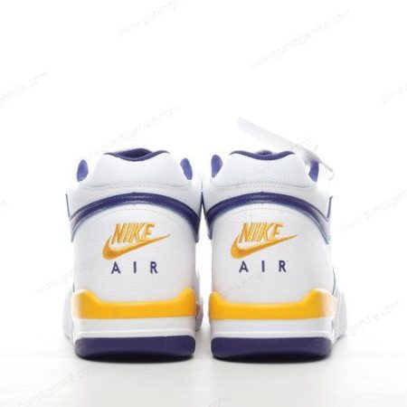 Herren/Damen ‘Gold Violett Weiß’ Nike Air Flight Legacy Lakers Home Schuhe BQ4212-102