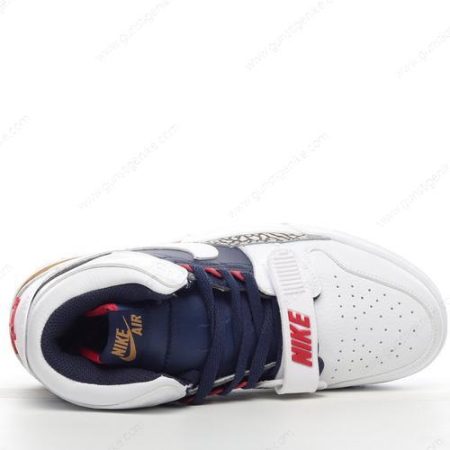 Herren/Damen ‘Gold Weiß Marineblau Schwarz’ Nike Air Jordan Legacy 312 Schuhe AV3922-101