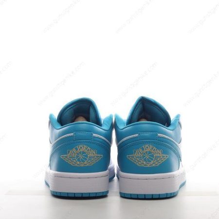 Herren/Damen ‘Gold Weiß’ Nike Air Jordan 1 Low Schuhe 553558-174