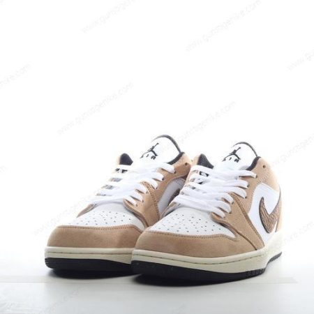 Herren/Damen ‘Gold Weiß Schwarz’ Nike Air Jordan 1 Low SE Schuhe DZ4130-201