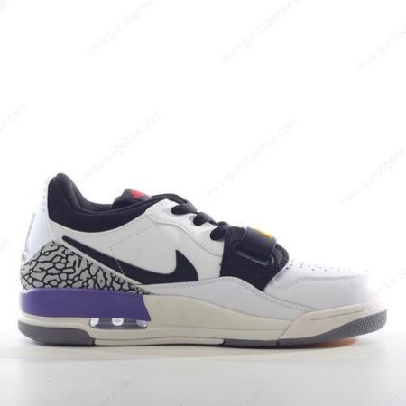Herren/Damen ‘Gold Weiß Schwarz Violett’ Nike Air Jordan Legacy 312 Low Schuhe CD9054-102