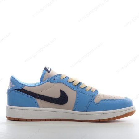 Herren/Damen ‘Grau Blau Schwarz’ Nike Air Jordan 1 Retro Low OG Schuhe