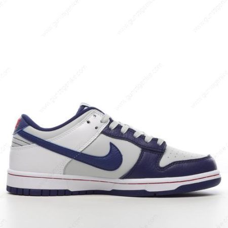 Herren/Damen ‘Grau Blau Weiß’ Nike Dunk Low EMB Schuhe DO6288-001