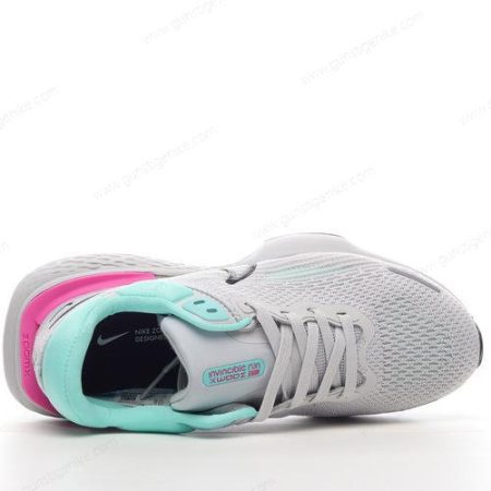 Herren/Damen ‘Grau Cyan Rosa’ Nike Air ZoomX Invincible Run Flyknit Schuhe CT2228-003