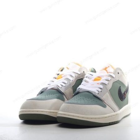 Herren/Damen ‘Grau Grün Schwarz’ Nike Air Jordan 1 Low SE Schuhe FD6819-300