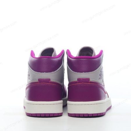 Herren/Damen ‘Grau Lila’ Nike Air Jordan 1 Mid Schuhe BQ6472-501