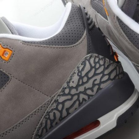 Herren/Damen ‘Grau’ Nike Air Jordan 3 Retro Schuhe 398614-012
