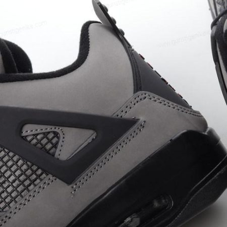Herren/Damen ‘Grau Schwarz’ Nike Air Jordan 4 Retro Schuhe 308497-409