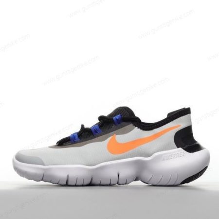 Herren/Damen ‘Grau Schwarz Orange’ Nike Free Run 5.0 2020 Schuhe CI9921-005
