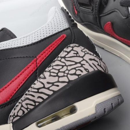 Herren/Damen ‘Grau Schwarz Weiß Rot’ Nike Air Jordan Legacy 312 Low Schuhe CD9054-006