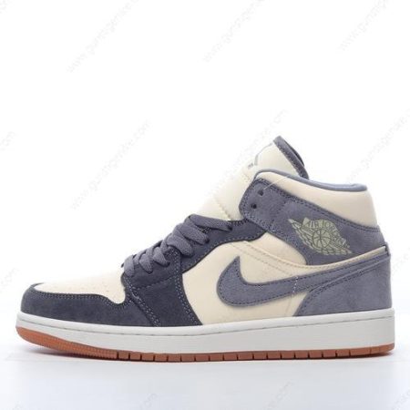 Herren/Damen ‘Grau Weiß Gelb’ Nike Air Jordan 1 Mid SE Schuhe DN4281-100