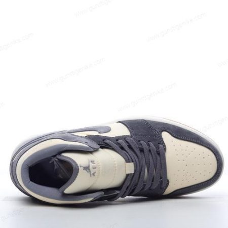 Herren/Damen ‘Grau Weiß Gelb’ Nike Air Jordan 1 Mid SE Schuhe DN4281-100