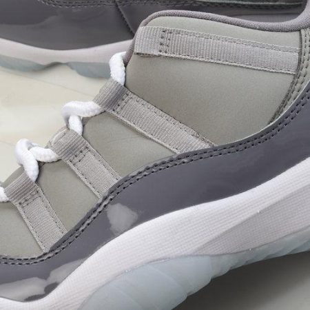 Herren/Damen ‘Grau Weiß’ Nike Air Jordan 11 Retro Low Schuhe 528896-003