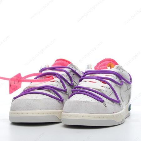 Herren/Damen ‘Grau Weiß’ Nike Dunk Low x Off-White Schuhe DJ0950-101