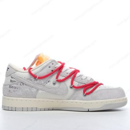 Herren/Damen ‘Grau Weiß’ Nike Dunk Low x Off-White Schuhe DJ0950-103